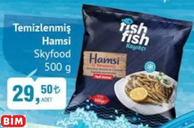 SKYFOOD TEMİZLENMİŞ HAMSİ SKYFOOD TEMİZLENMİŞ HAMSİ